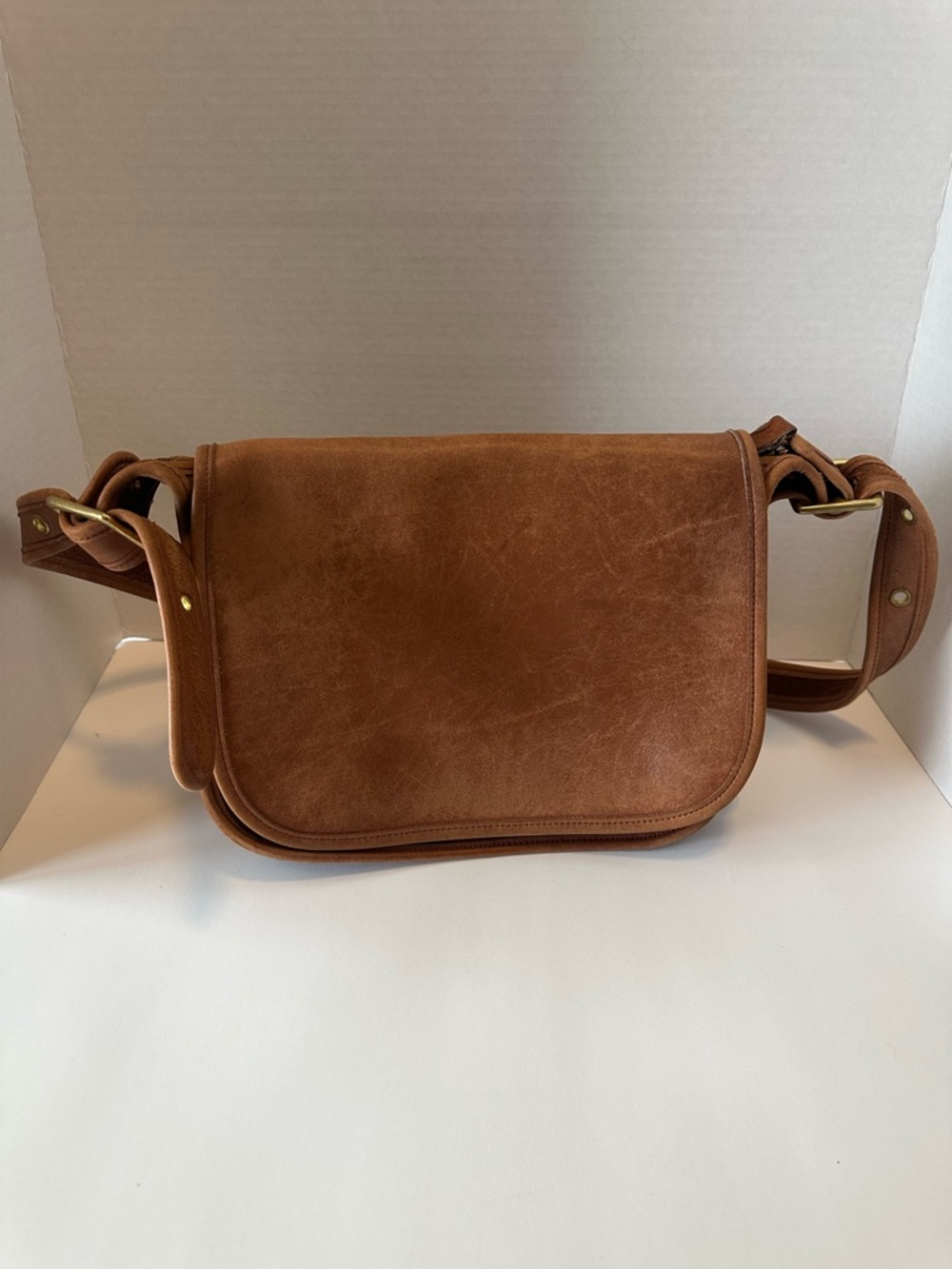 Vintage COACH 9951 Patricia’s Legacy Crossbody Brown Leather  Saddle Bag